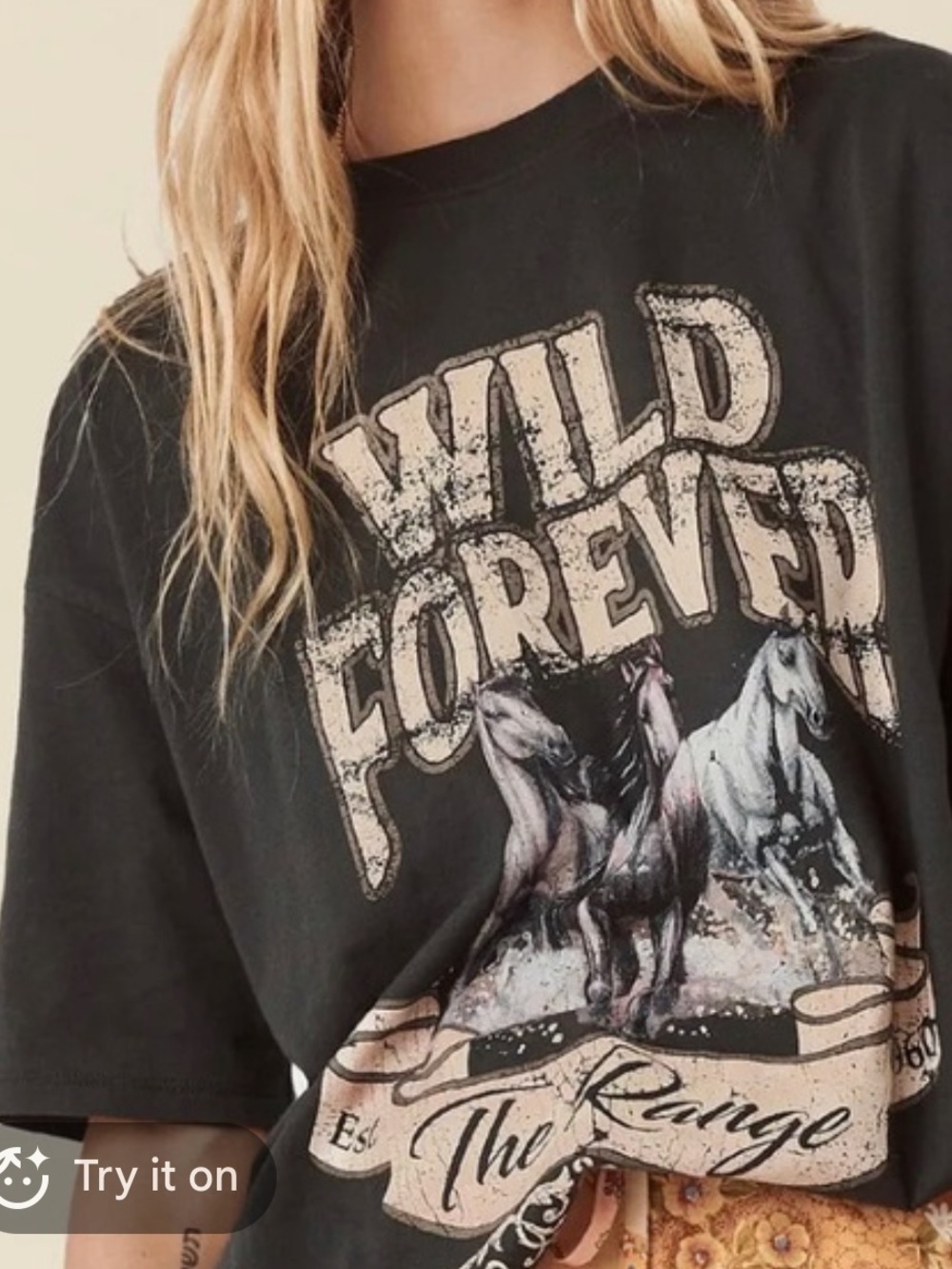 ISO Spell Wild Forever Biker Tee Shirt
